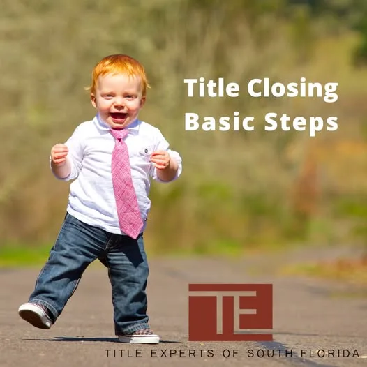 Title closing basic steps